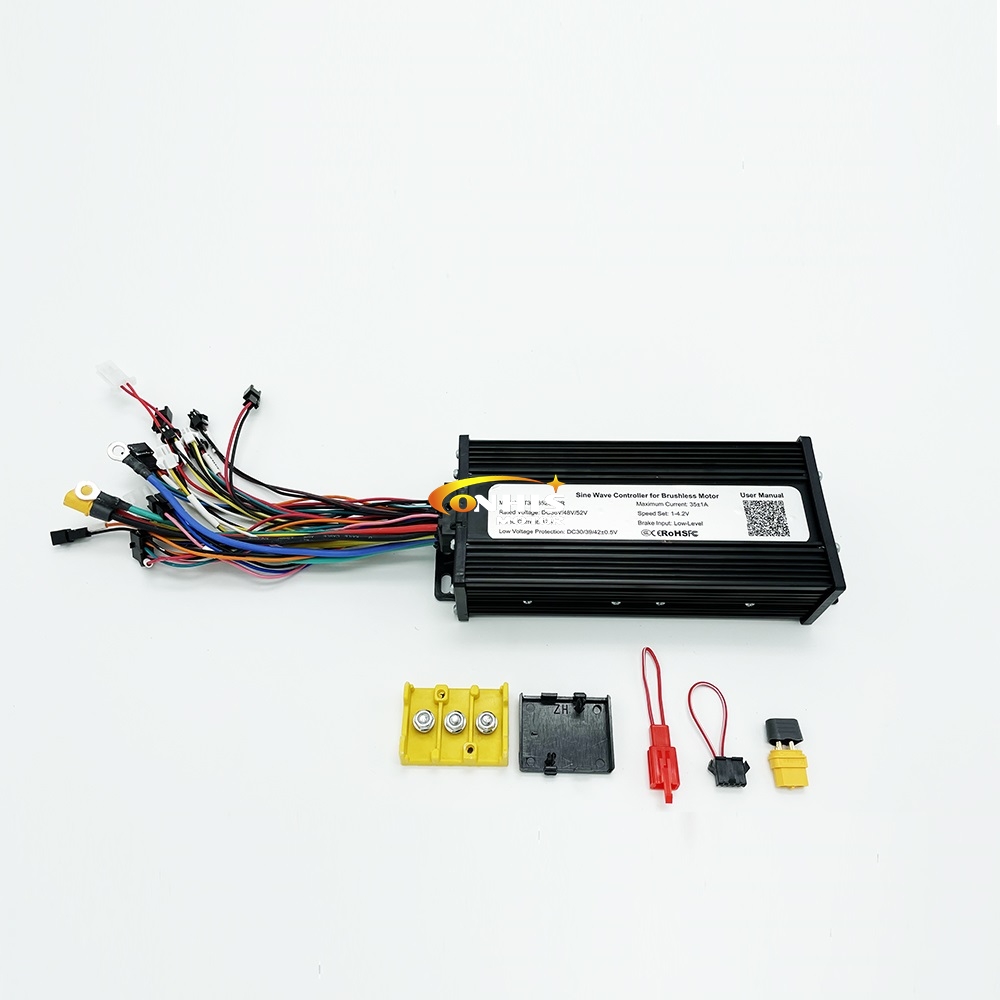 Contrôleur VAE 36V-52V 1000W-1500W 35A Avec écran LCD, Accélérateur Et Freins - Kit Complet